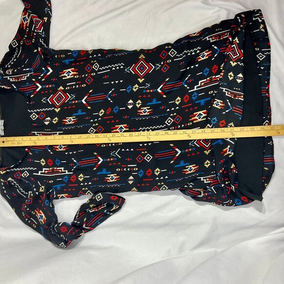 Charlotte Russe Southwestern Scoop Sheath Dress Sz Med - Picture 8 of 9